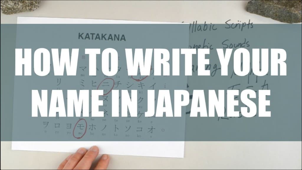 How to Write Your Name in Japanese (A Simple, Human Guide)