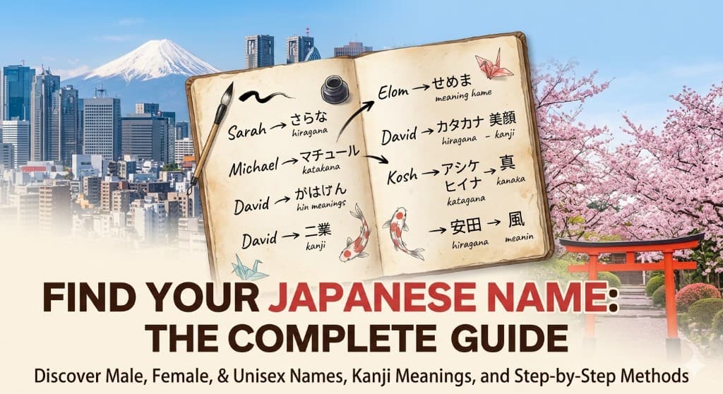 Japanese Name Generator: Create Your Perfect Japanese Name (Complete Guide)