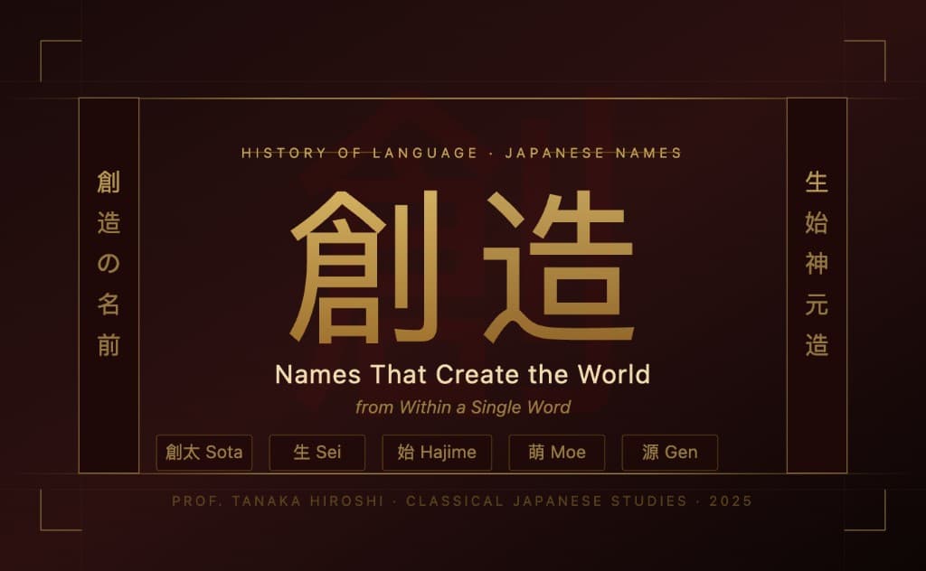 Japanese Names Meaning Creation: Kanji, Origins, and Cultural Depth