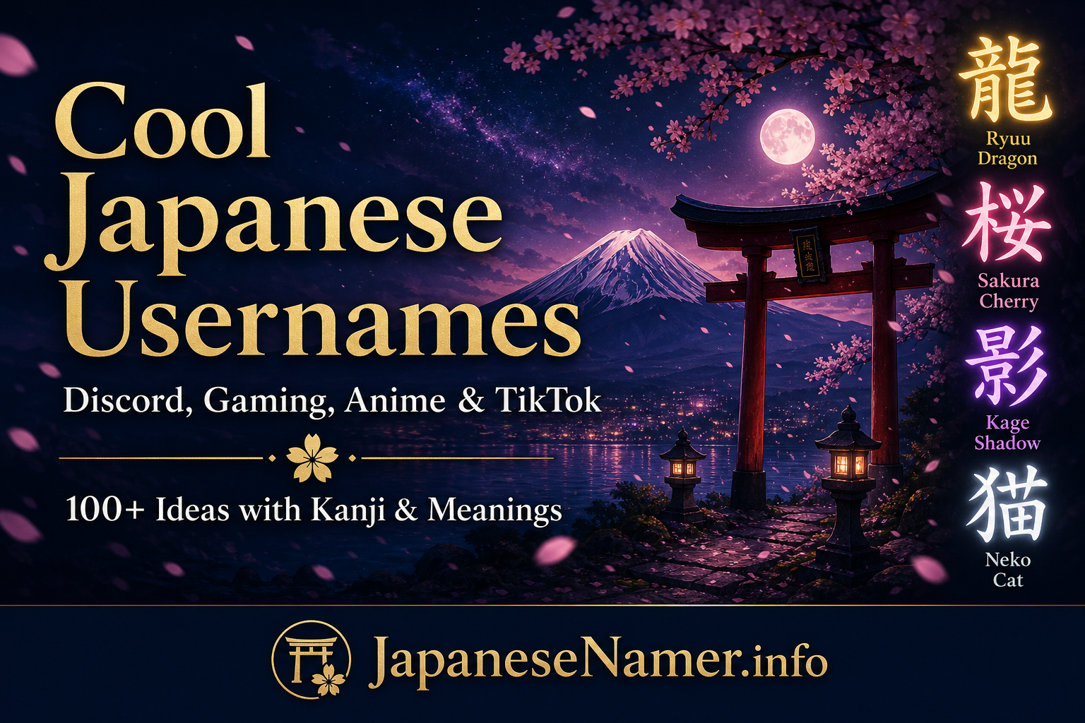 100+ Cool Japanese Usernames for Discord, Gaming, Anime & TikTok (2026 Guide)