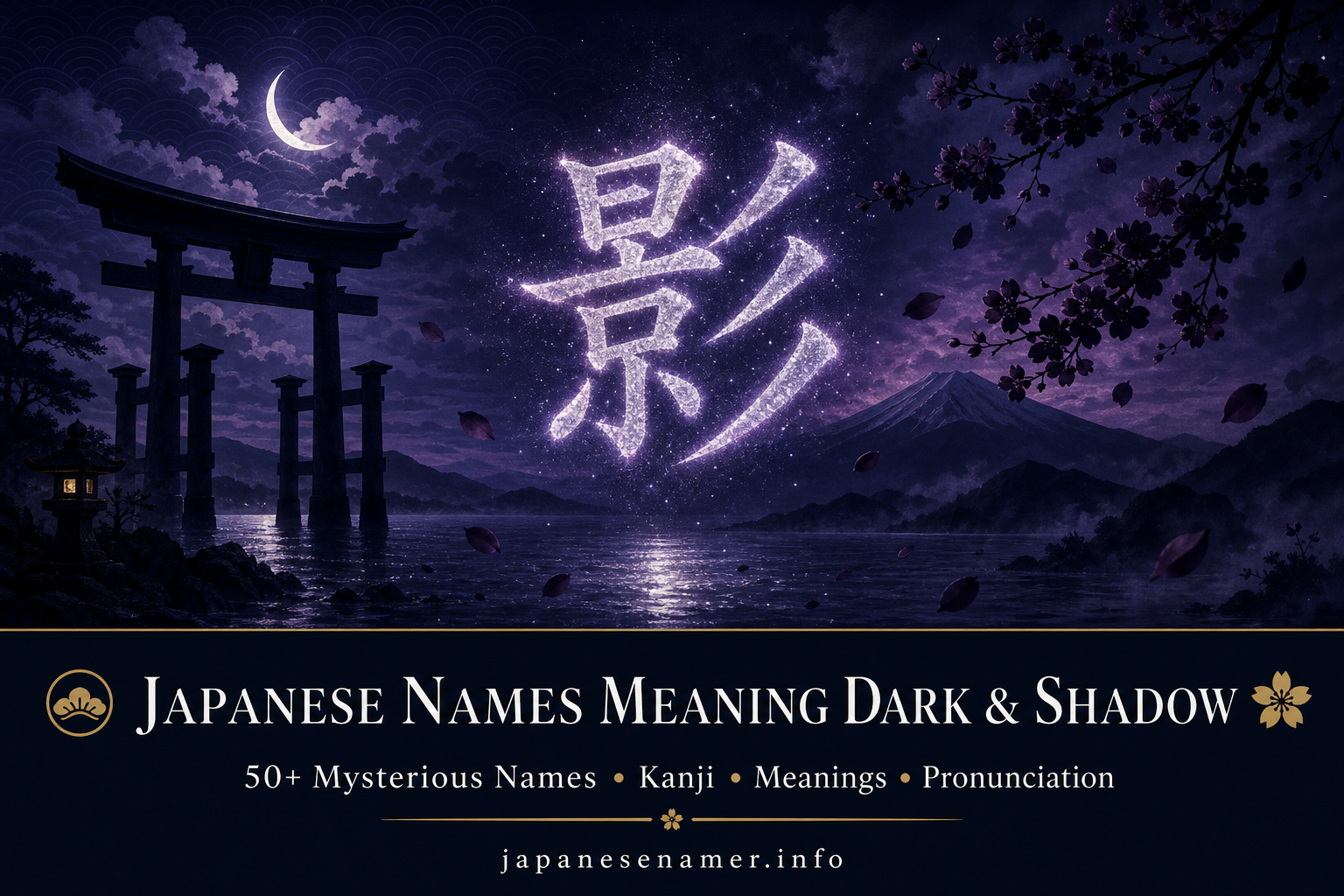 Japanese Names Meaning Dark & Shadow: 50+ Mysterious Names with Kanji & Meanings