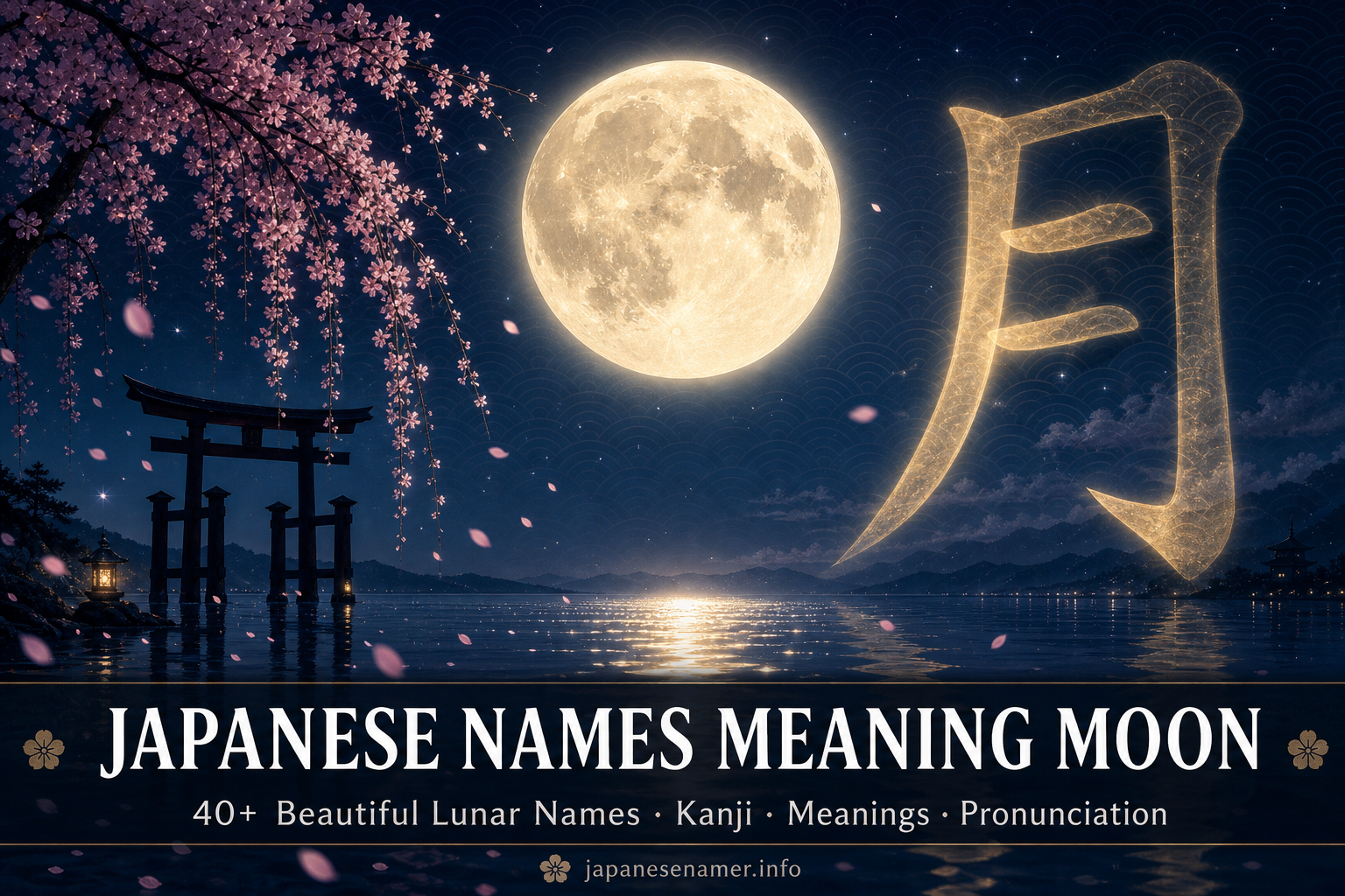Japanese Names Meaning Moon: 40+ Beautiful Lunar Names for Boys, Girls & Beyond